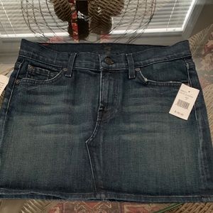 SOLD: NWT 7 for all mankind Roxanne skirt Sz 27